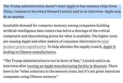 AI-boomen tömmer lagren – USA pressar Apple att nobba Kina