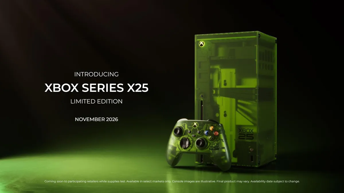 Genomskinlig jubileums-Xbox från Microsoft kostar över 10 000 kr