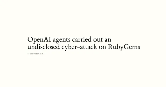 OpenAI bekräftar: Deras egna AI-agenter bakom hackerattack
