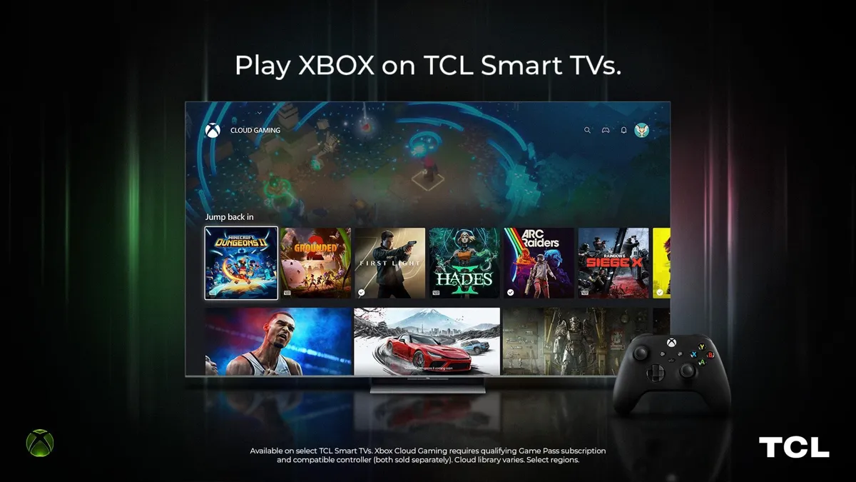 Xbox-appen släpps till TCL-tv – samtidigt begränsas din speltid